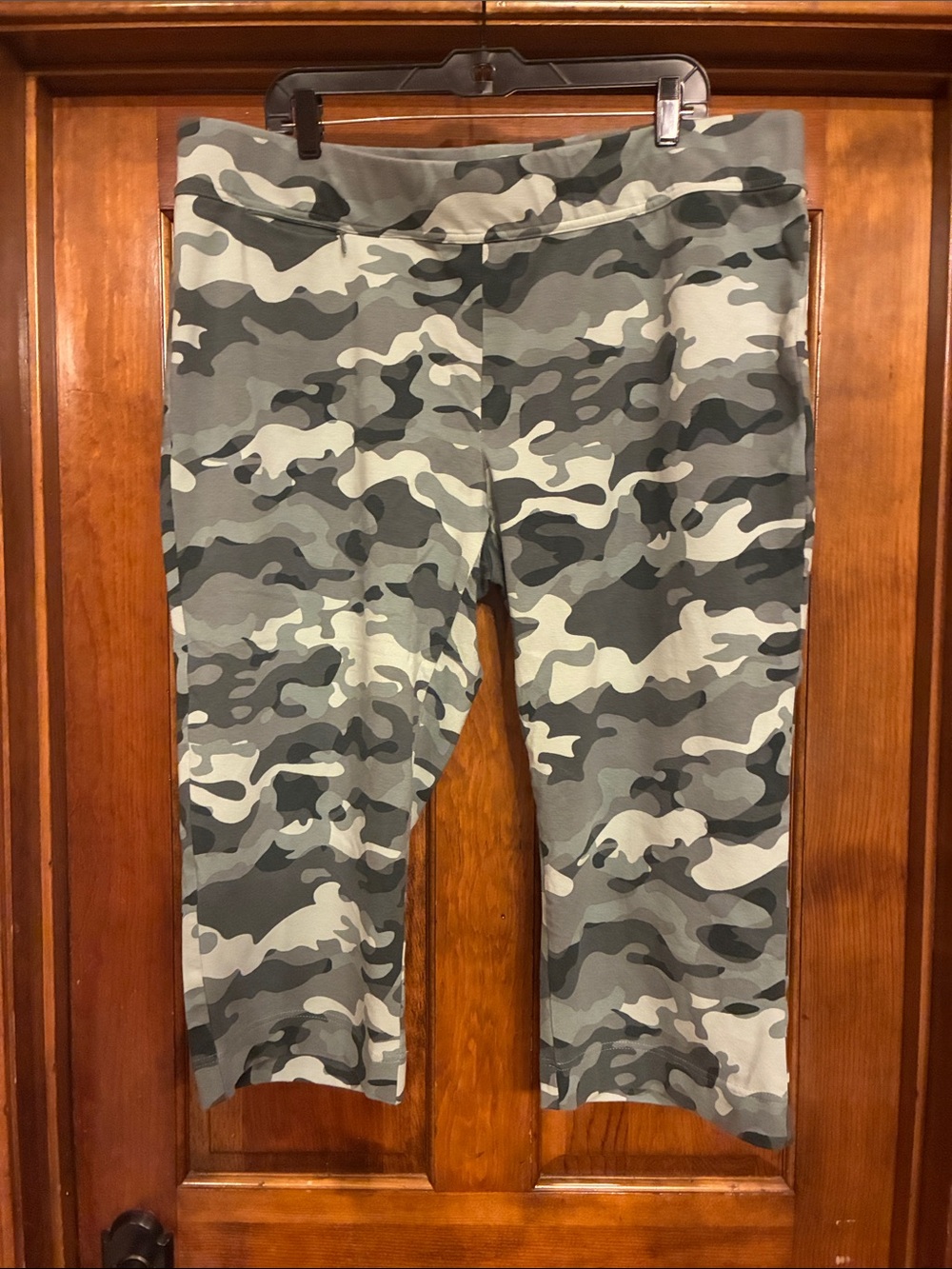 2X Ladies Land's End Starfish Crop - Camo, Pull-On, Pocket